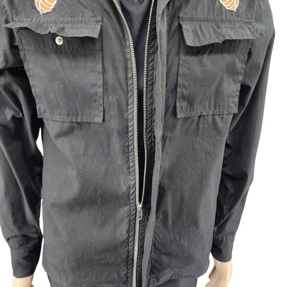 Pacsun Embroidered Dragon Shirt Jacket, Men's Small - Picture 4 of 14